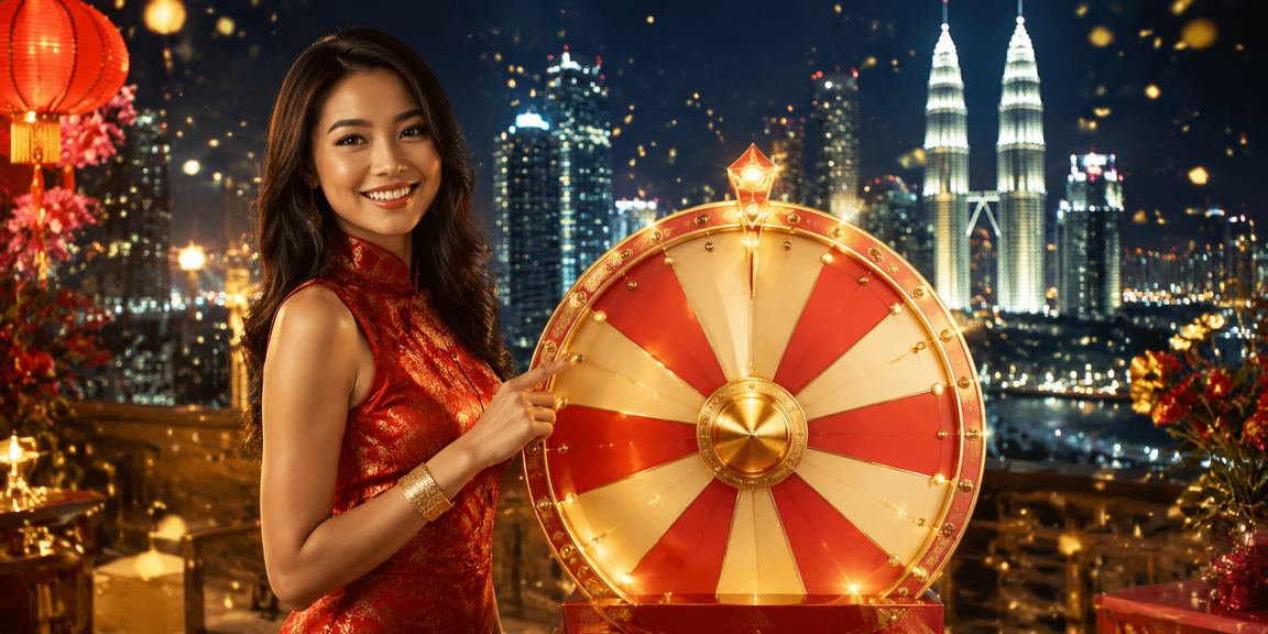 Roda roulette berputar dalam kasino moden dengan suasana hangat